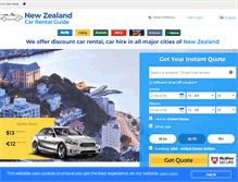 Tablet Screenshot of newzealandcar.com